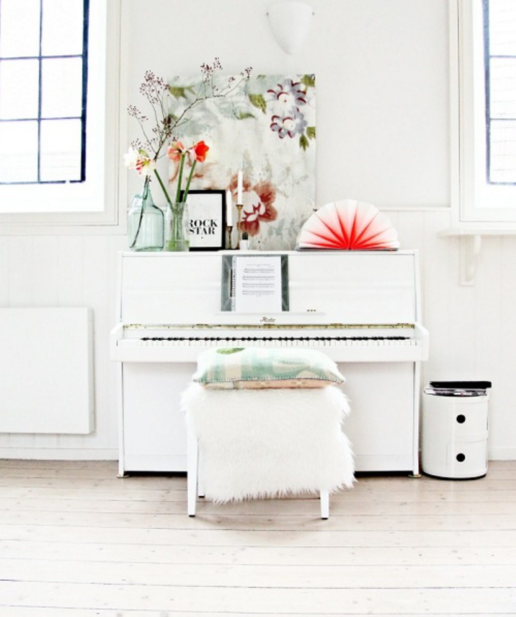 Dekorer rundt piano
