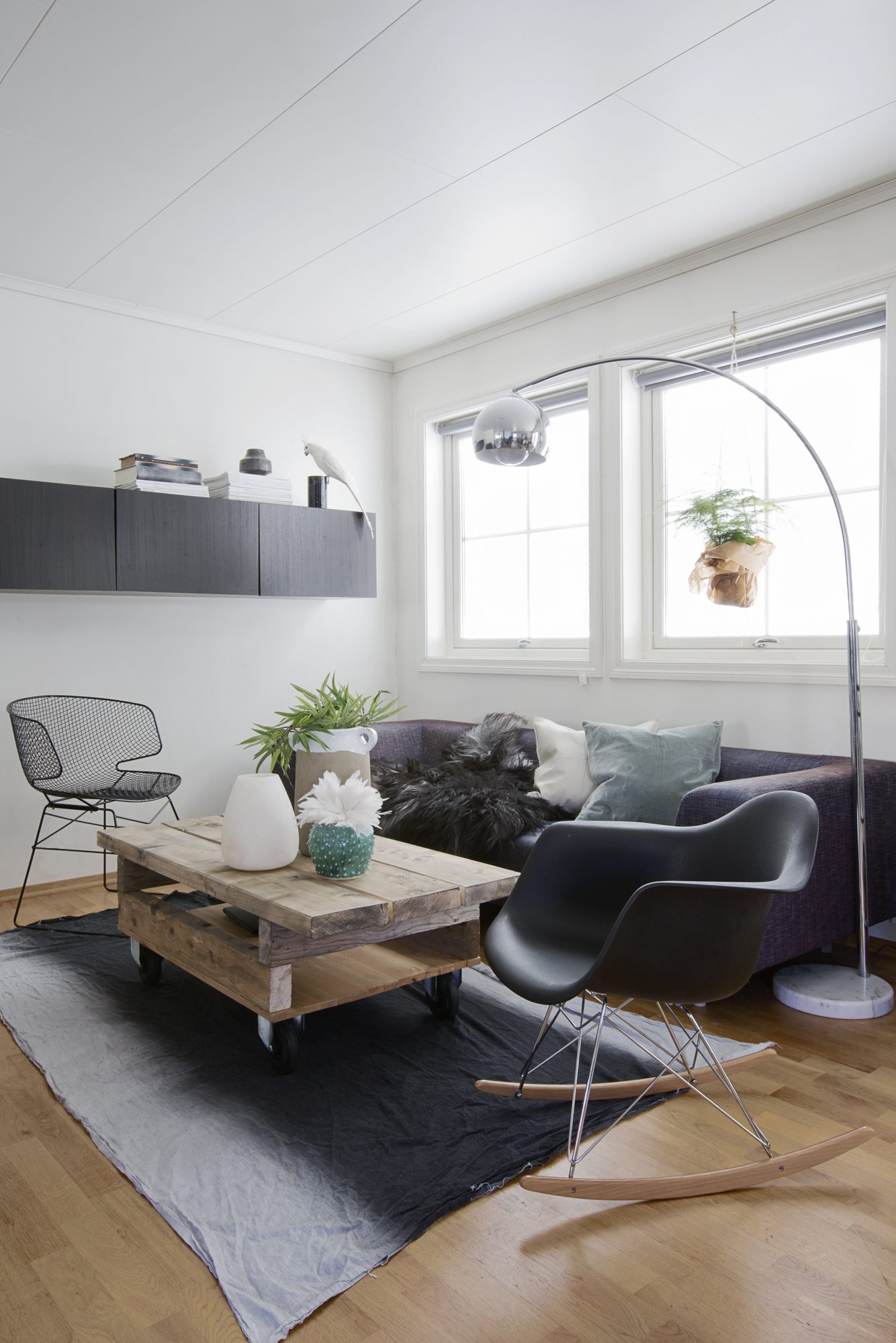 Gjør gjenbruk og hjemmelaget interiør moderne – rom123