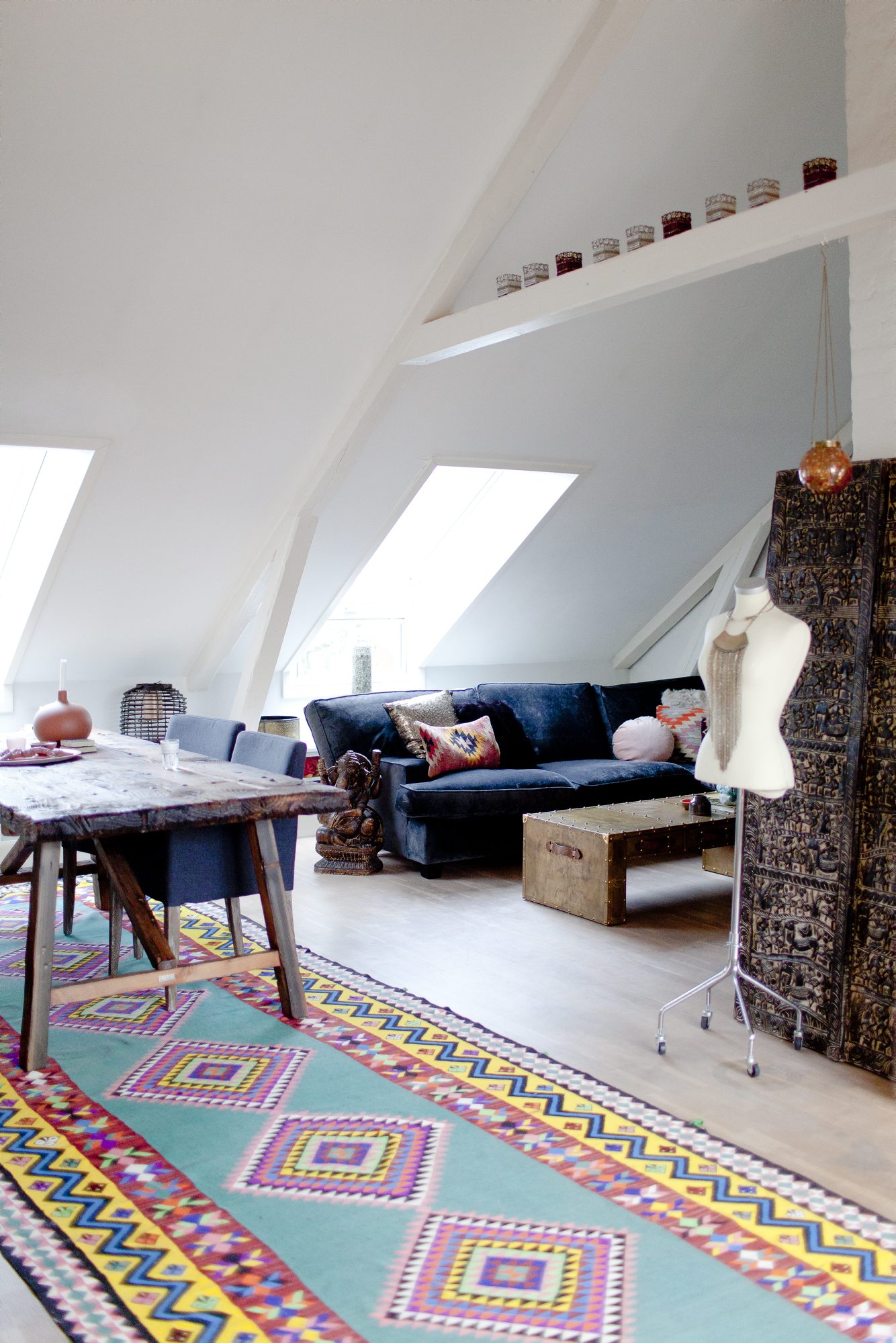 Hjemme hos Lise Kristensen stuen